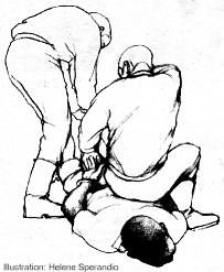 Illustration von Helene Sperandio, WoZ, 2.08.01